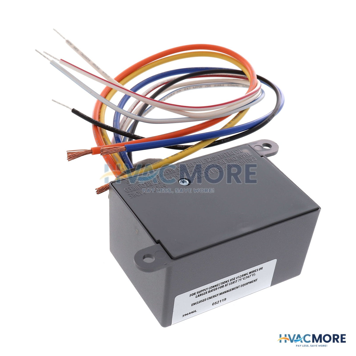 Functional Devices Enclosed Dry Contact Input Relay - 20 Amp SPDT, Class 2 (120 VAC) RIB01BDC