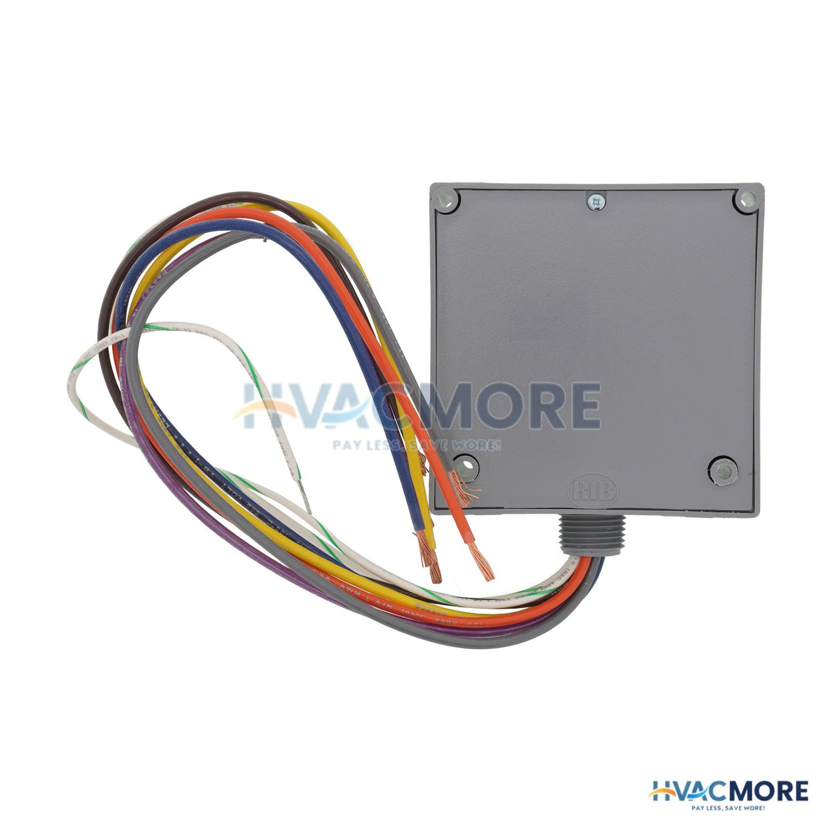 Functional Devices Enclosed Relay 20 Amp DPDT with 480 VAC Coil RIB04P