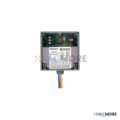 Functional Devices Enclosed Time Delay Power Relay, 20 Amp SPDT, 24 VAC/DC/120 VAC Coil RIBTD2401B