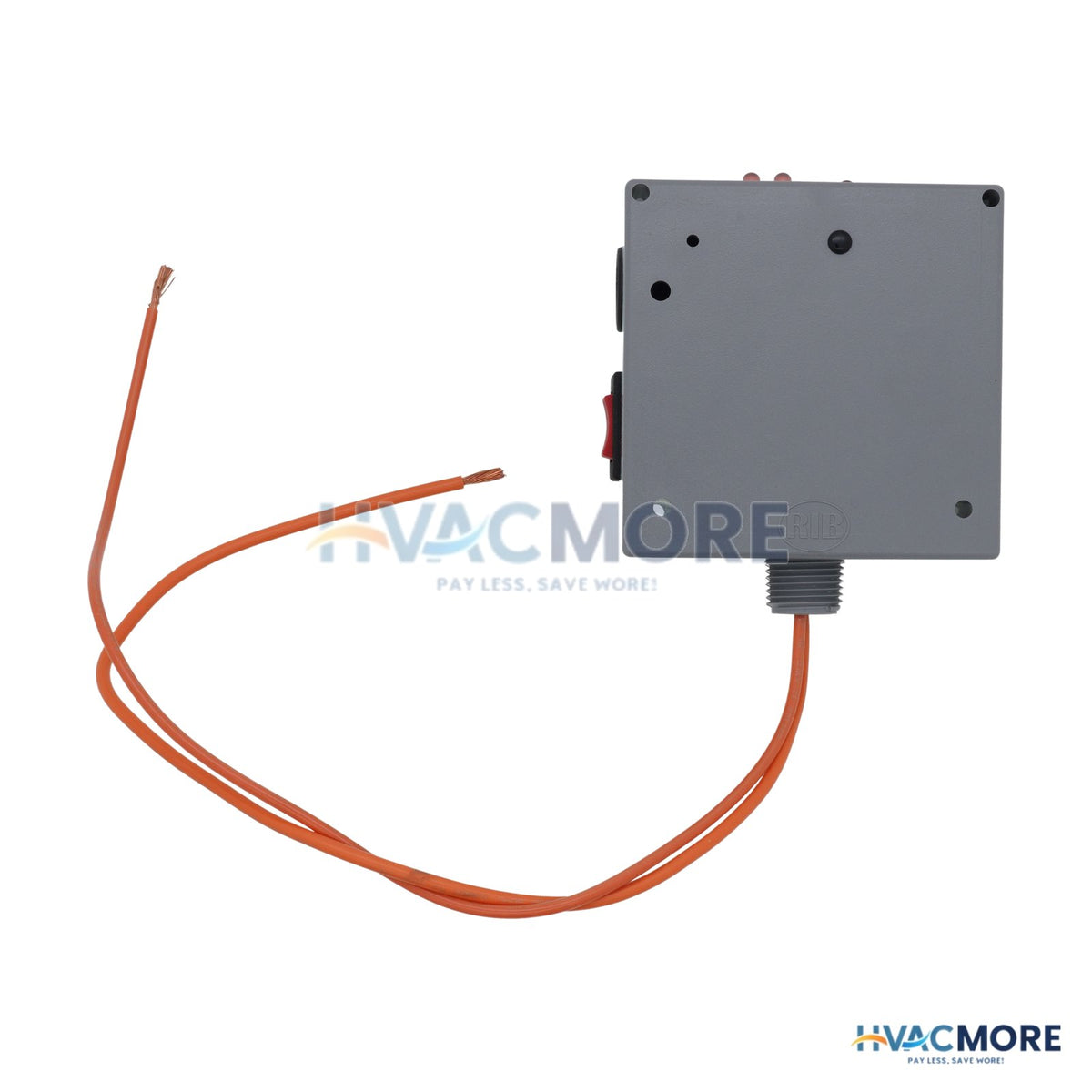 Functional Devices Enclosed .5/20A Amp Relay and Adjustable Current Switch Combination W/ Override Switch RIBX24SBA