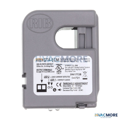 Functional Devices Split Core, Adjustable Current Switch, 0.25-150 Amp, Terminal RIBXGTA-ECM