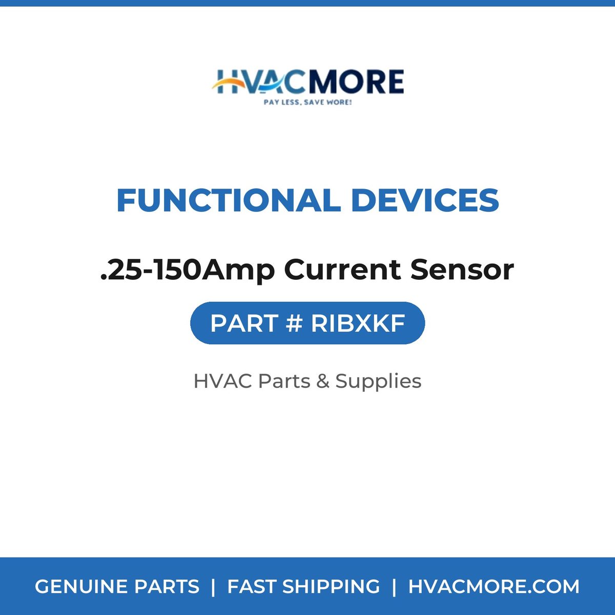 Functional Devices .25-150Amp Current Sensor RIBXKF