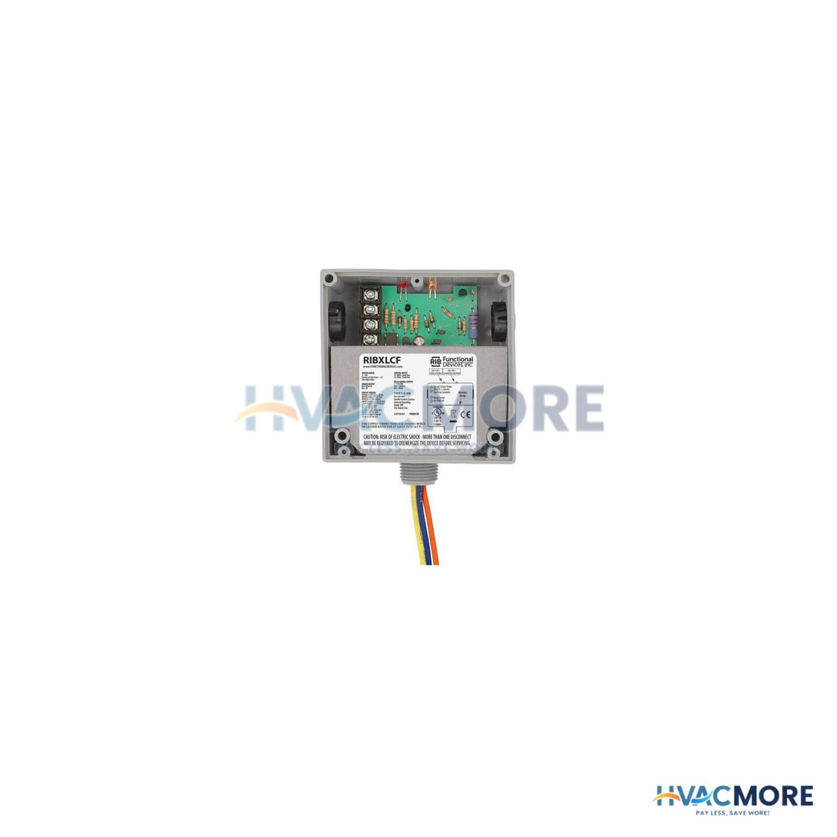 Functional Devices Current Switch and Relay Combination, 10A SPDT Relay, 10-30V Coil, Fixed, 0.5-10A RIBXLCF