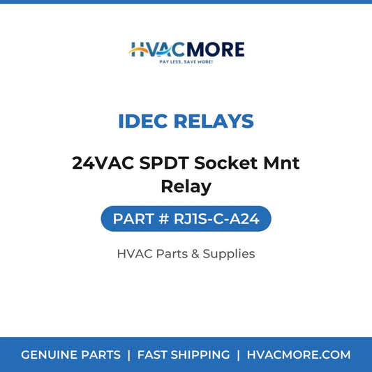 IDEC Relays 24VAC SPDT Socket Mnt Relay RJ1S-C-A24