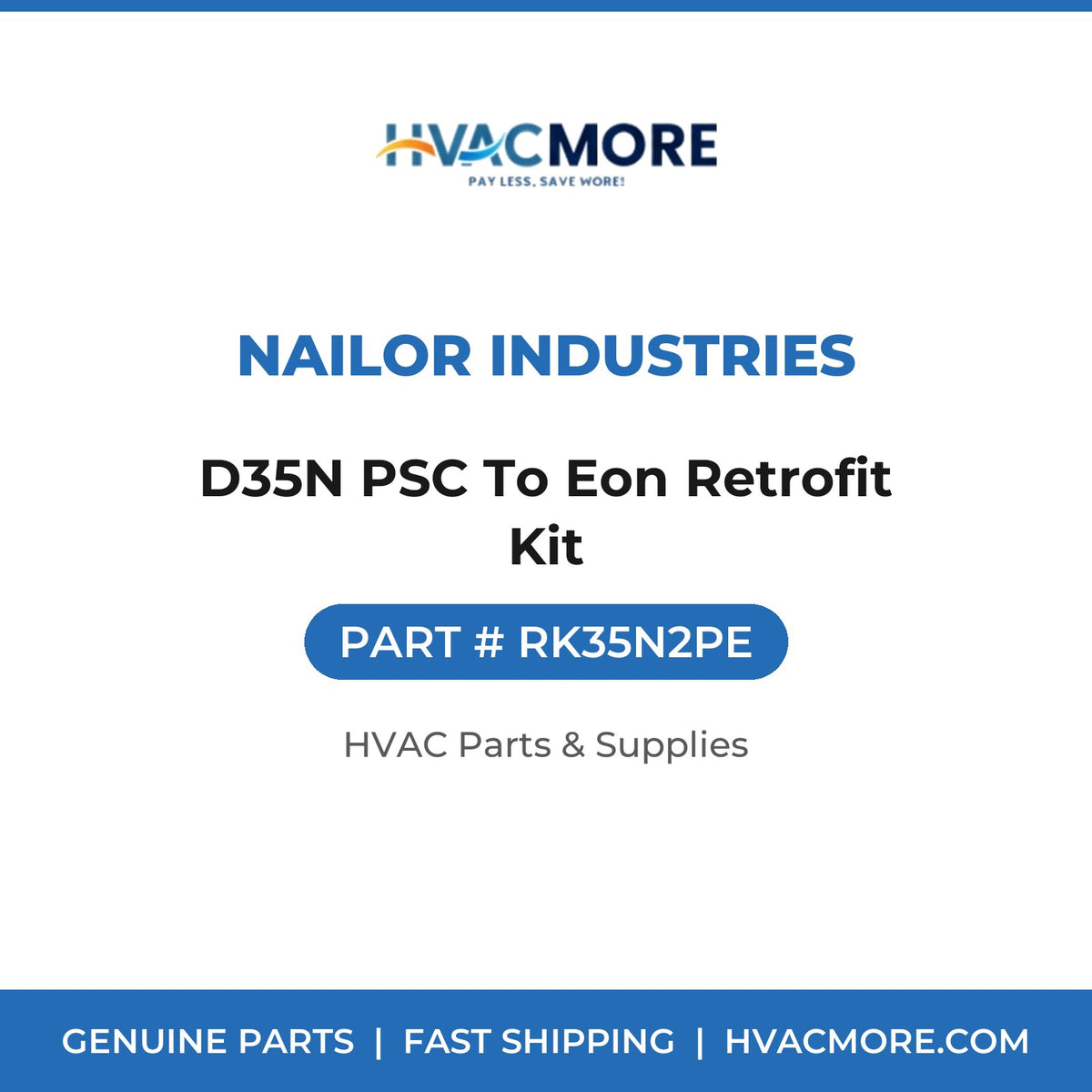 Nailor Industries D35N PSC To Eon Retrofit Kit RK35N2PE