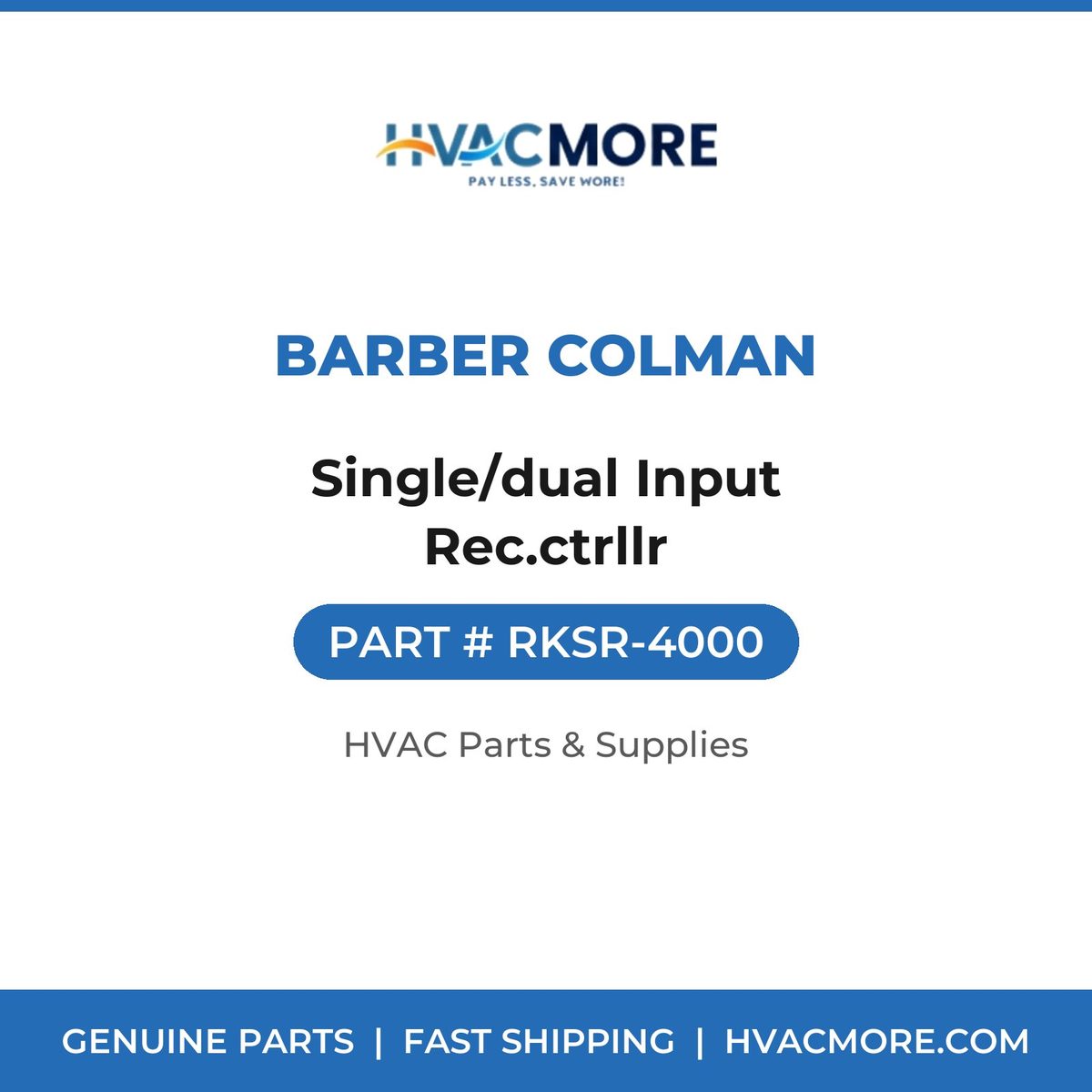 Barber Colman Single/dual Input Rec.ctrllr RKSR-4000