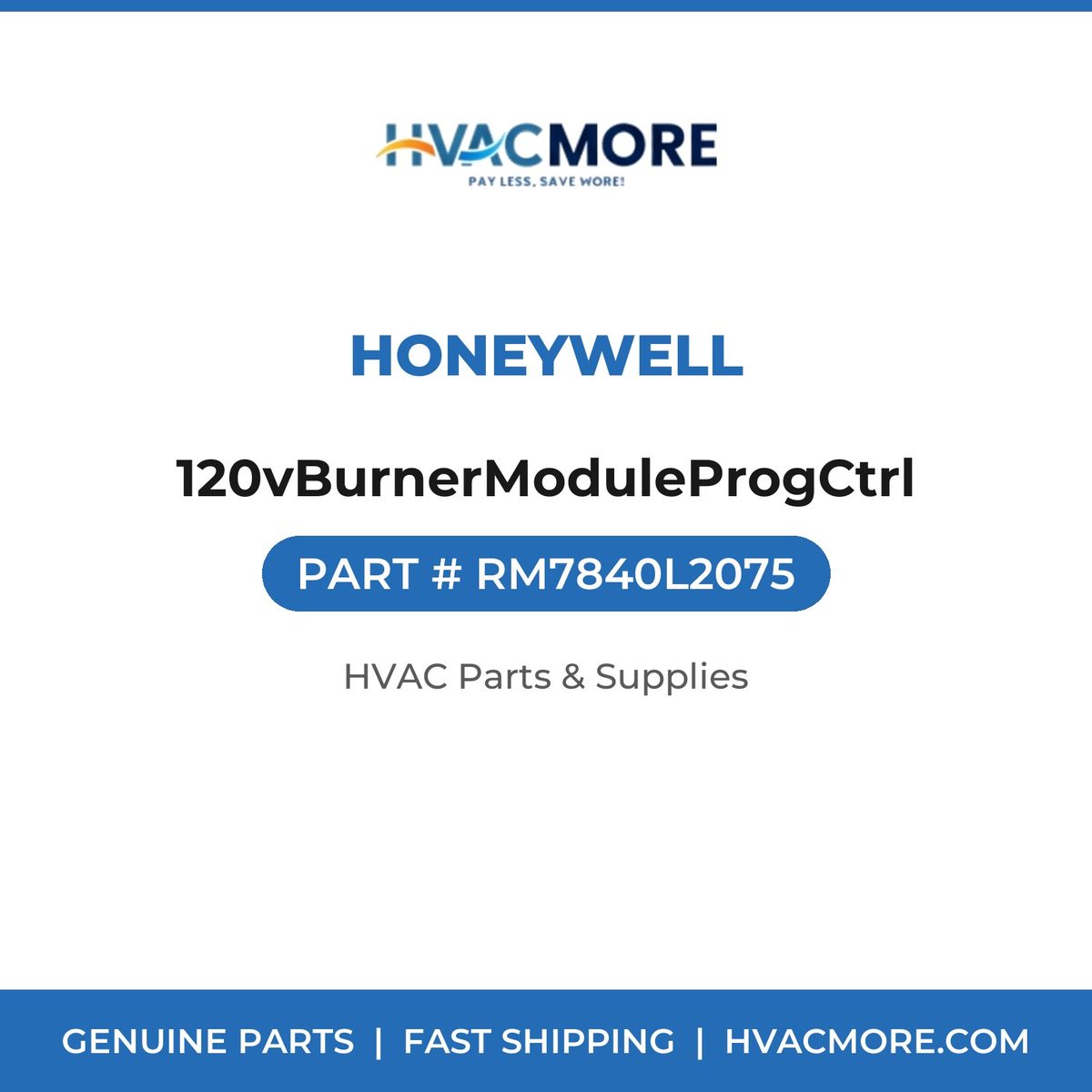 Honeywell 120vBurnerModuleProgCtrl RM7840L2075