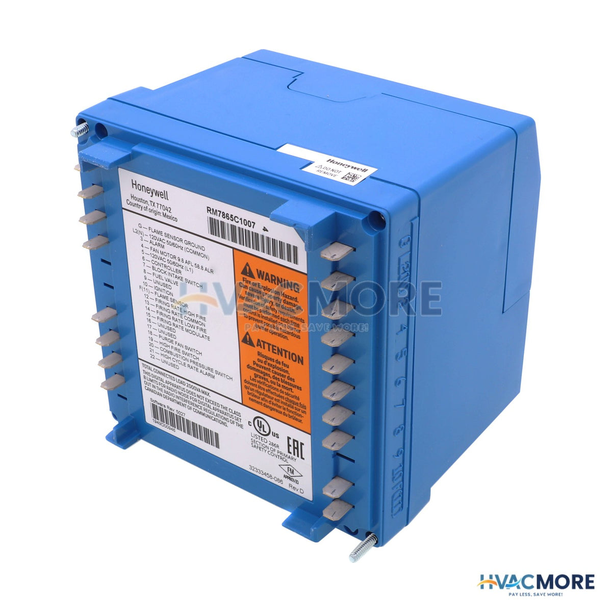Honeywell Primary Control RM7865C1007