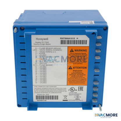 Honeywell On-Off Primary Control W/ Shutter Drive RM7890A1015