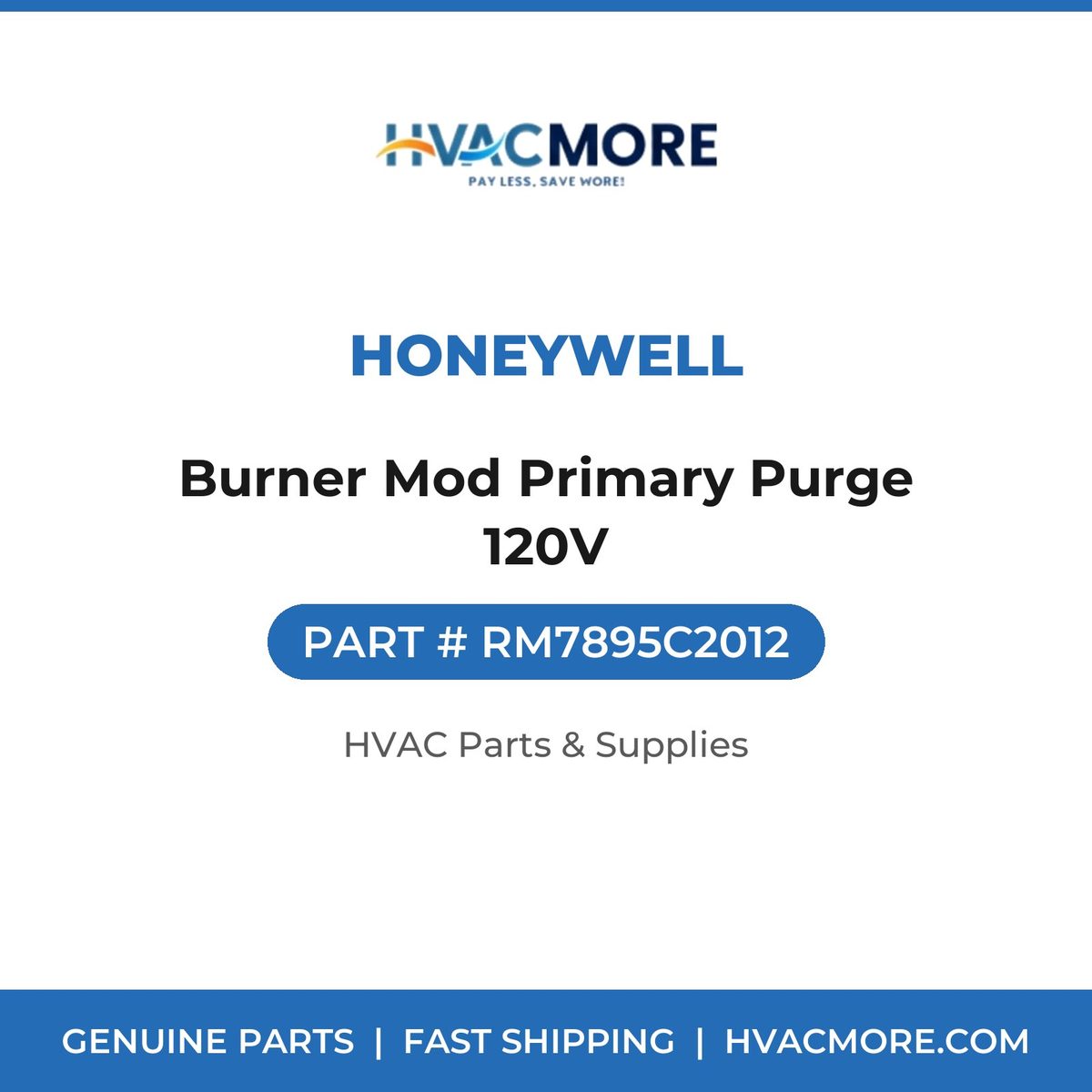 Honeywell Burner Mod Primary Purge 120V RM7895C2012