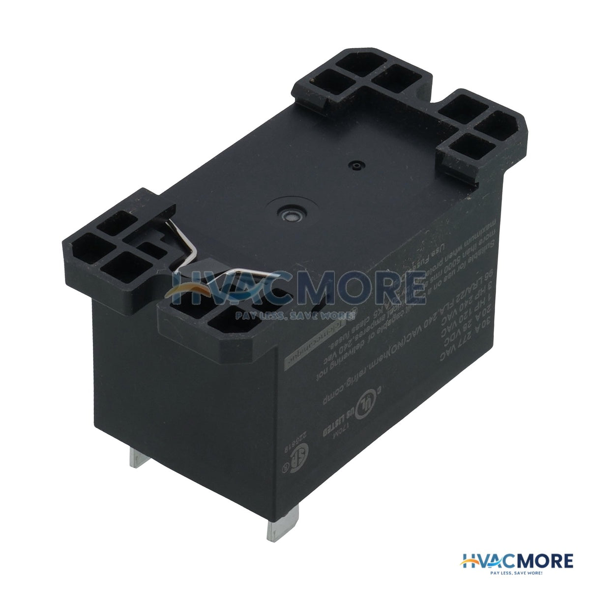 Schneider Electric Harmony Electromechanical Power Relay, DIN Rail or Panel Mount (30A, 2 NO, 24 VAC) RPF2AB7
