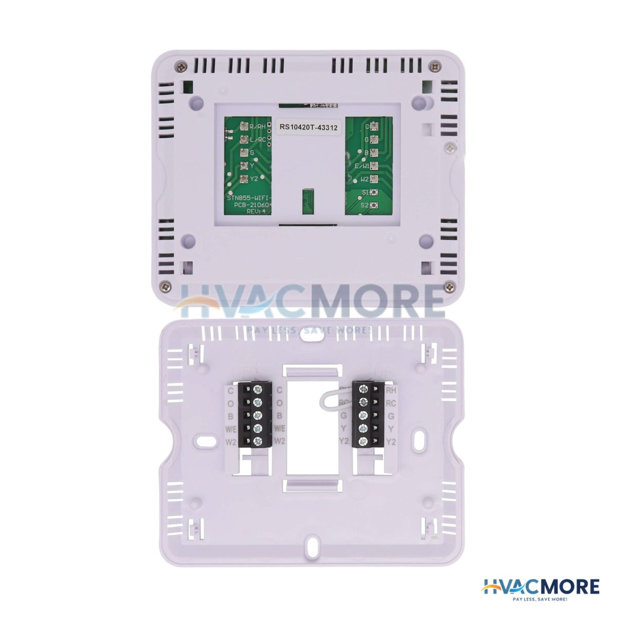 Robertshaw Digital WiFi Programmable Touchscreen Wall Thermostat (4 Heat/2 Cool)) RS10420T