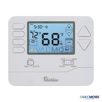 Robertshaw Digital Non-Programmable Wall Thermostat (2 Heat/1 Cool) RS8210