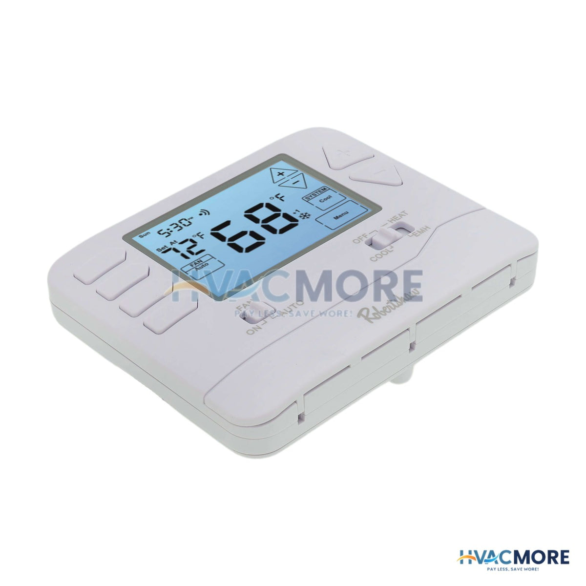Robertshaw Digital Non-Programmable Wall Thermostat (2 Heat/1 Cool) RS8210