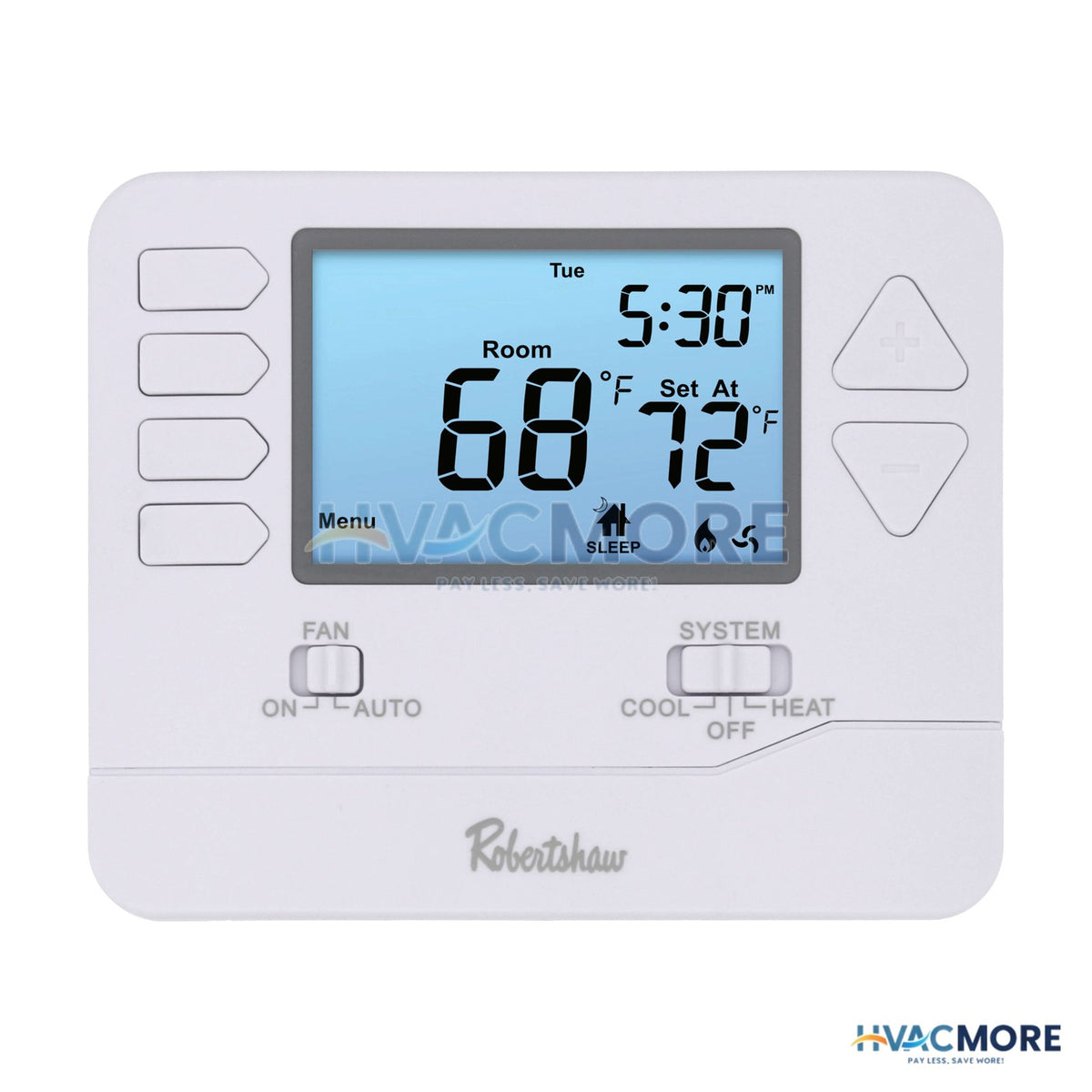 Robertshaw Digital Programmable Wall Thermostat (2 Heat/2 Cool) RS9220
