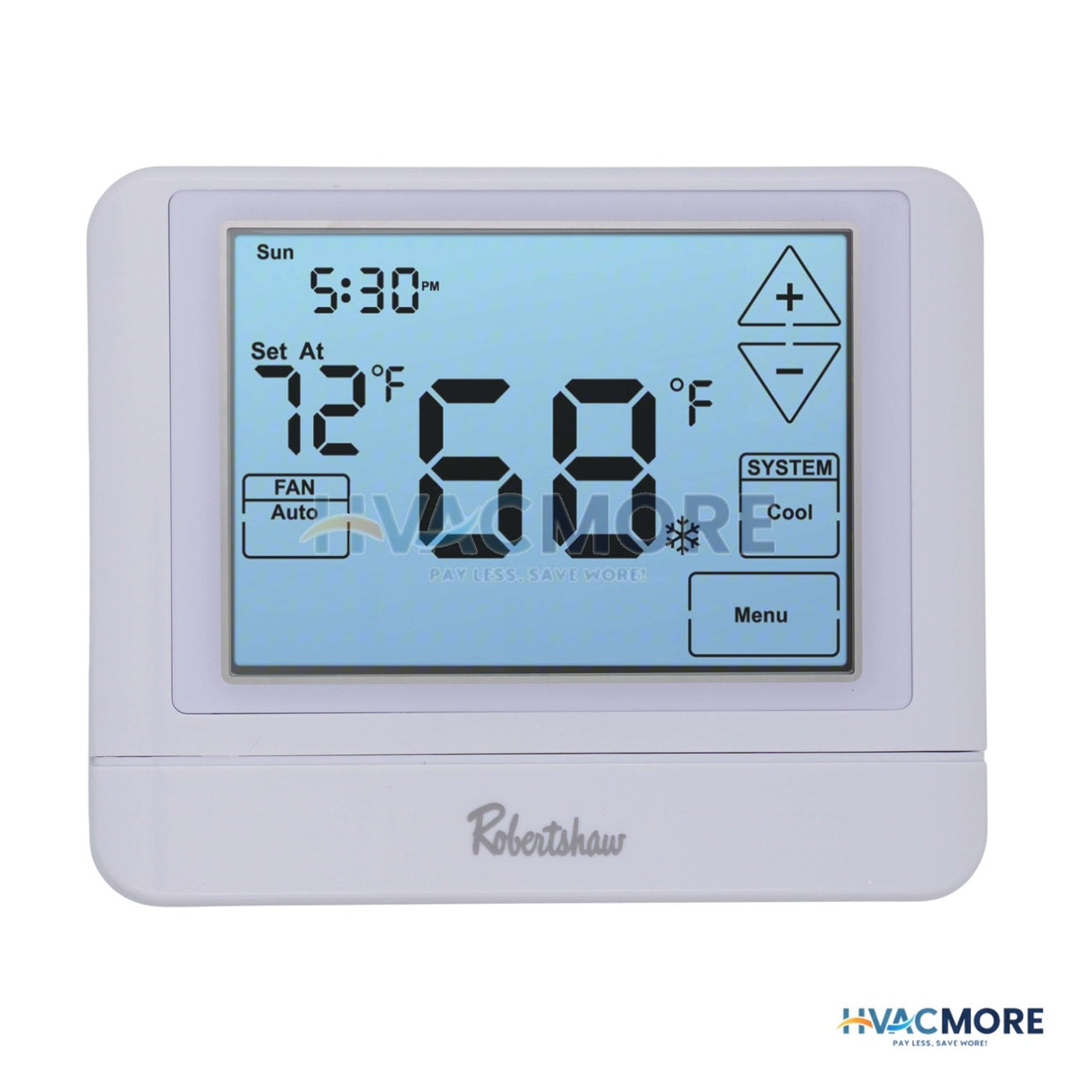 Robertshaw Digital Programmable Touchscreen Wall Thermostat (3 Heat/2 Cool) RS9320T