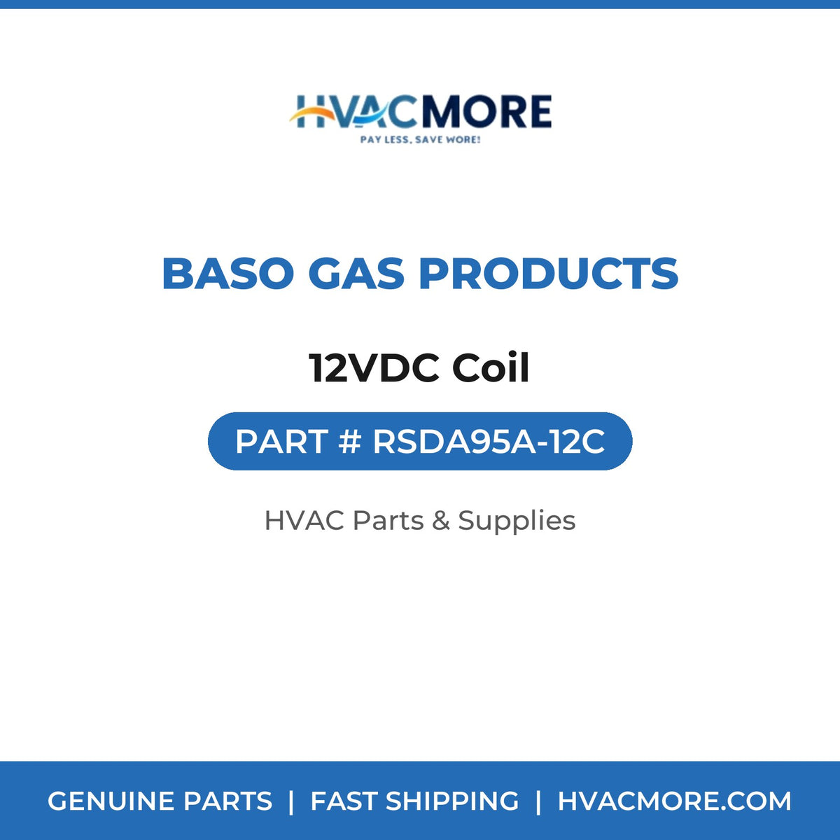 BASO Gas Products 12VDC Coil RSDA95A-12C
