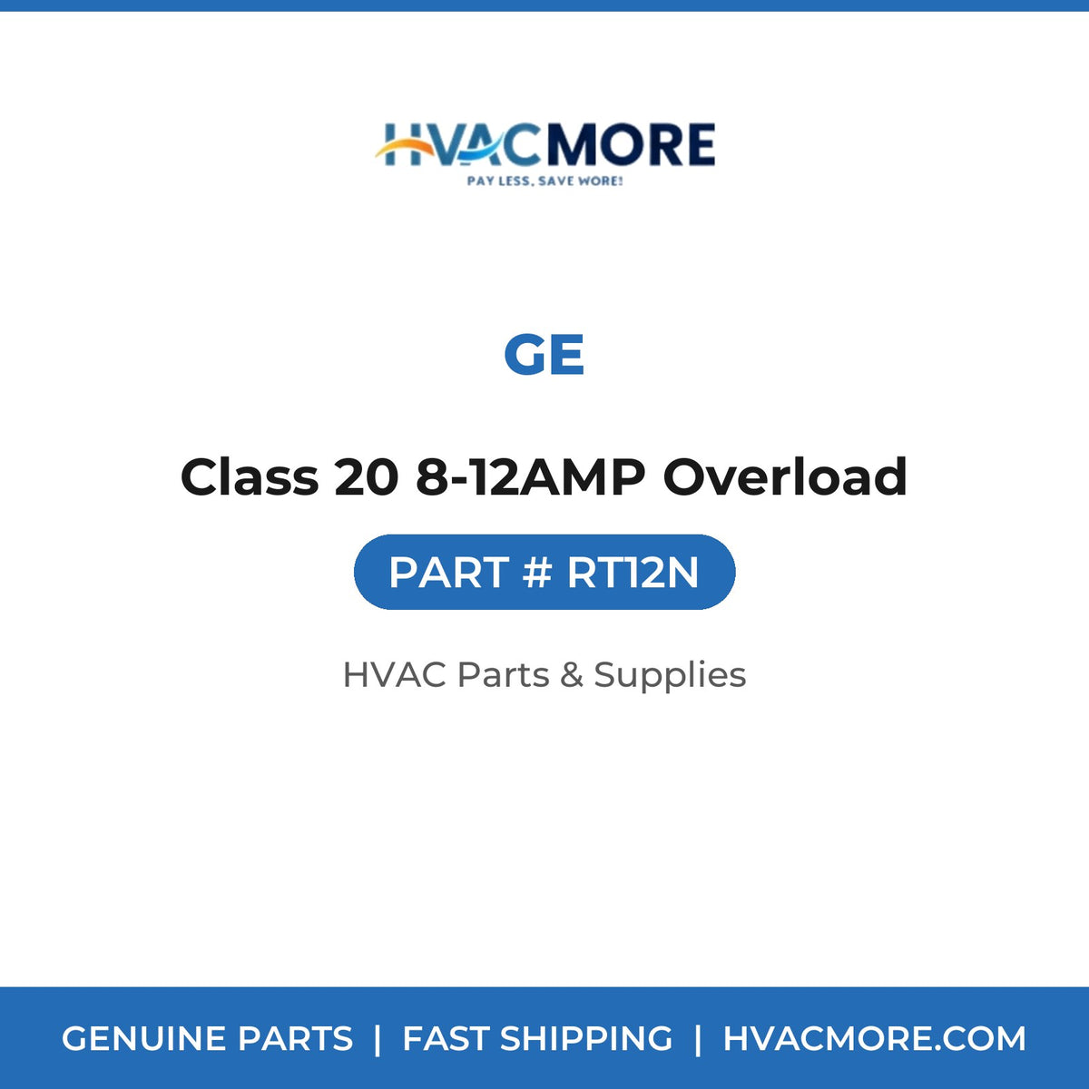 GE Class 20 8-12AMP Overload RT12N