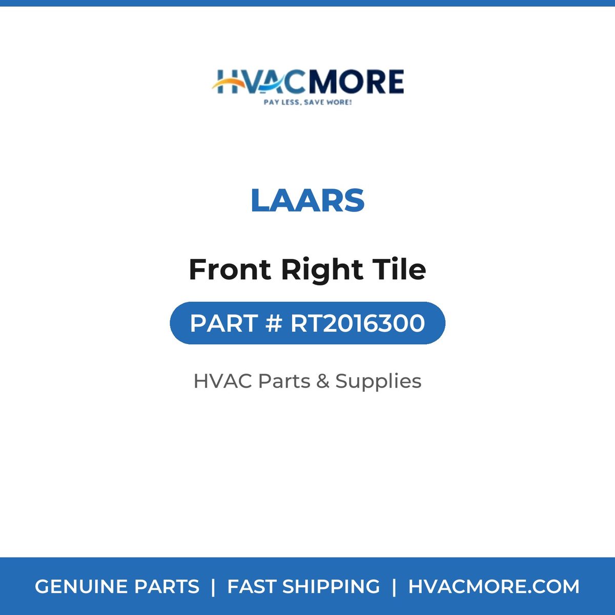 Laars Front Right Tile RT2016300