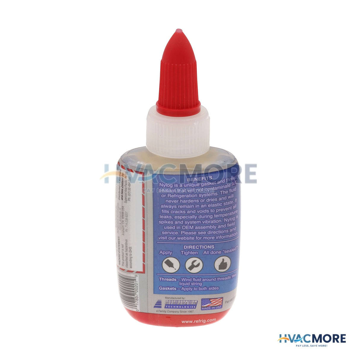 Refrigeration Technologies Nylog Blue Gasket & Thread Sealant (Pack of 2) RT201BP