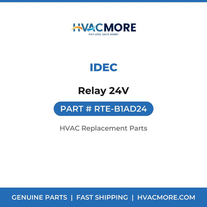 IDEC Relay 24V RTE-B1AD24