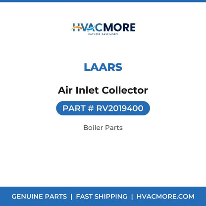 Laars Air Inlet Collector RV2019400