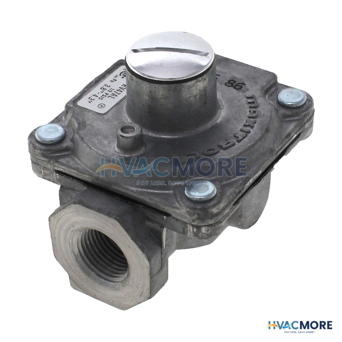 Maxitrol 3/8" Poppet Regulator W/ Integ Limiter (125,000 BTU) RV47AL-3/8