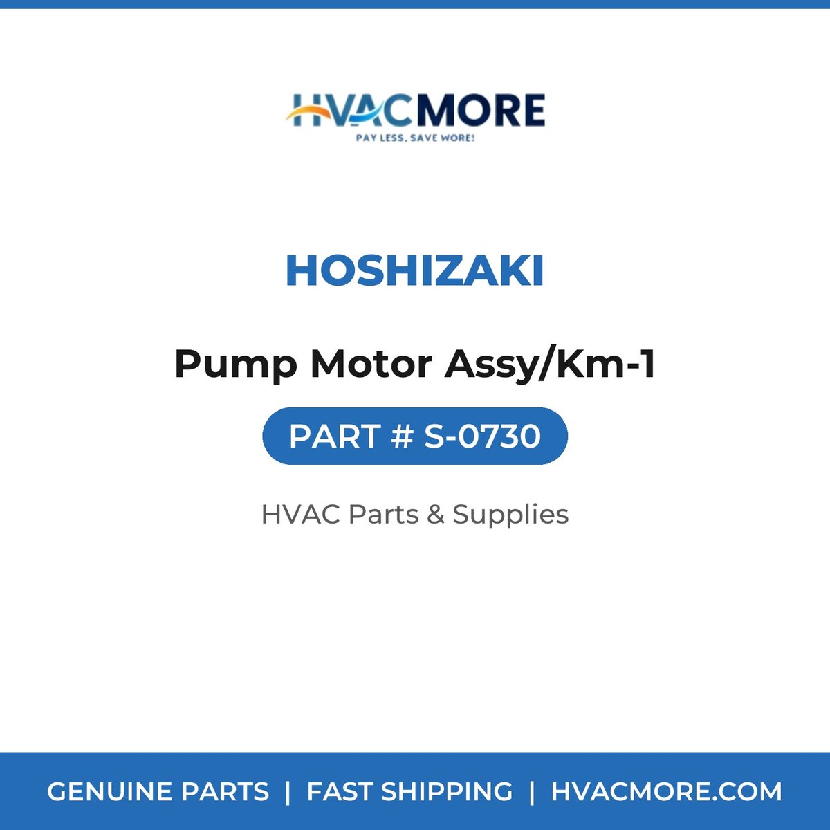 Hoshizaki Pump Motor Assy/Km-1 S-0730