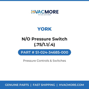 York N/O Pressure Switch (.75/1.1/.4) S1-024-34685-000