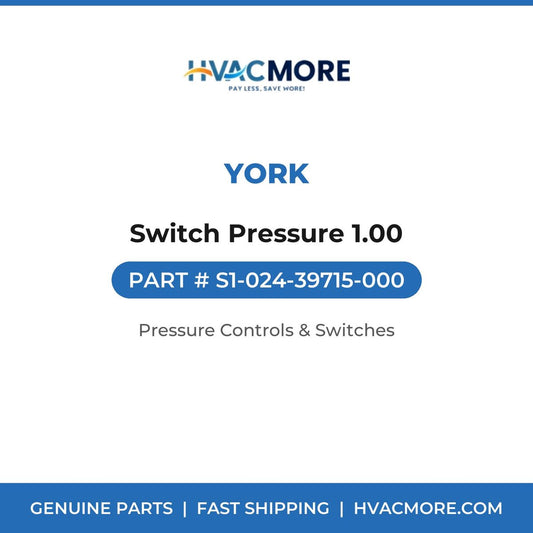 York Switch Pressure 1.00 S1-024-39715-000