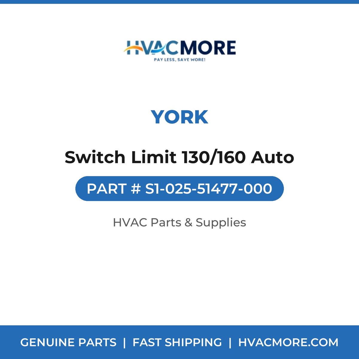 York Switch Limit 130/160 Auto S1-025-51477-000