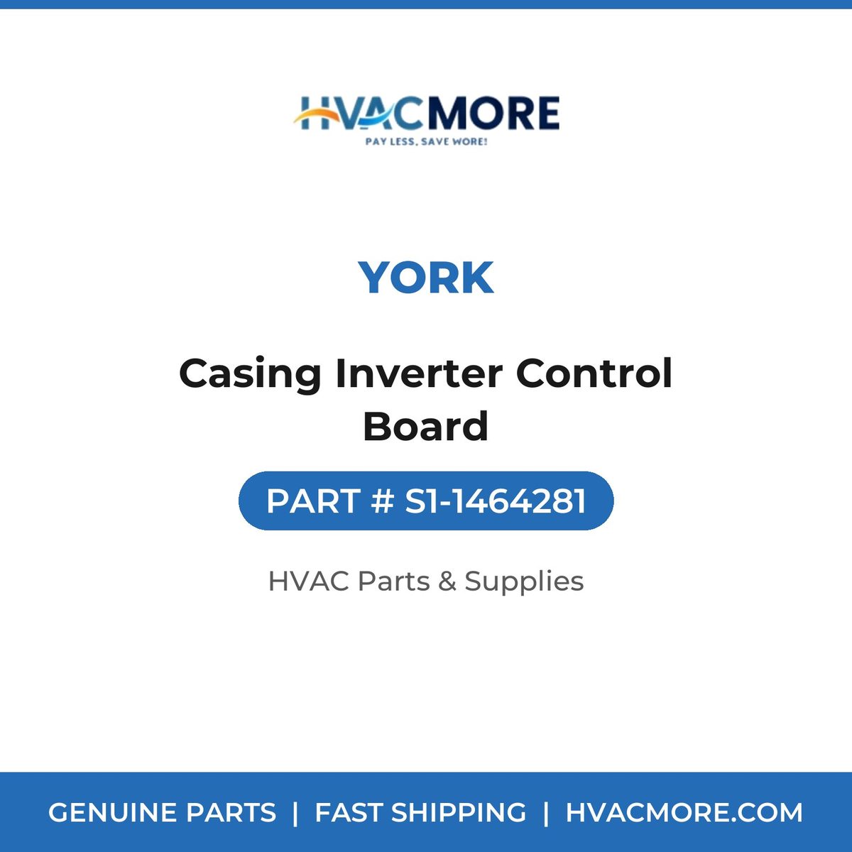 York Casing Inverter Control Board S1-1464281