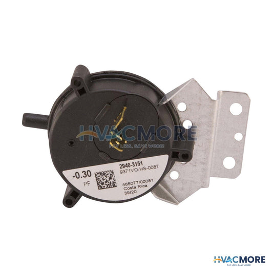 York 0.3" WC Pressure Switch S1-2940-3151