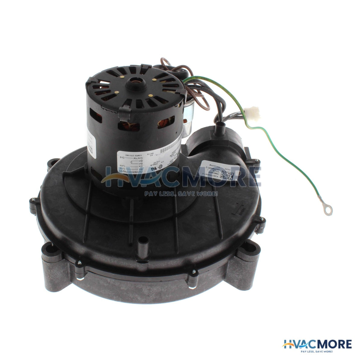 York 3450 RPM Fan Venter Assy W/ Motor & Gasket (115V) S1-324-25960-000