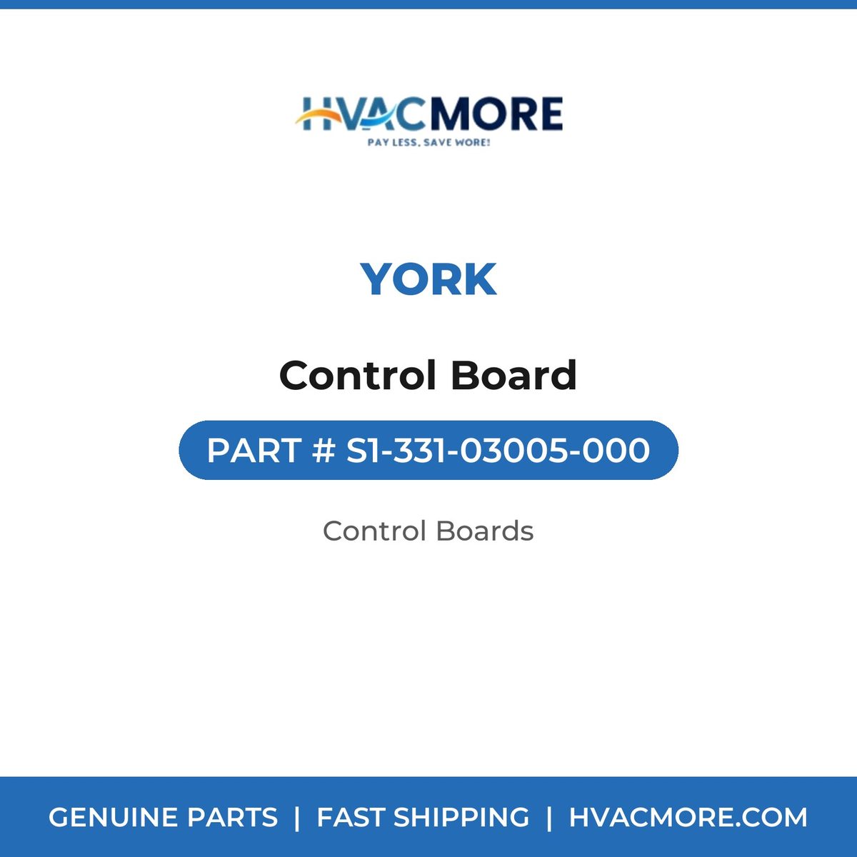York Control Board S1-331-03005-000