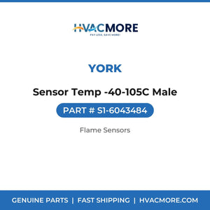 York Sensor Temp -40-105C Male S1-6043484