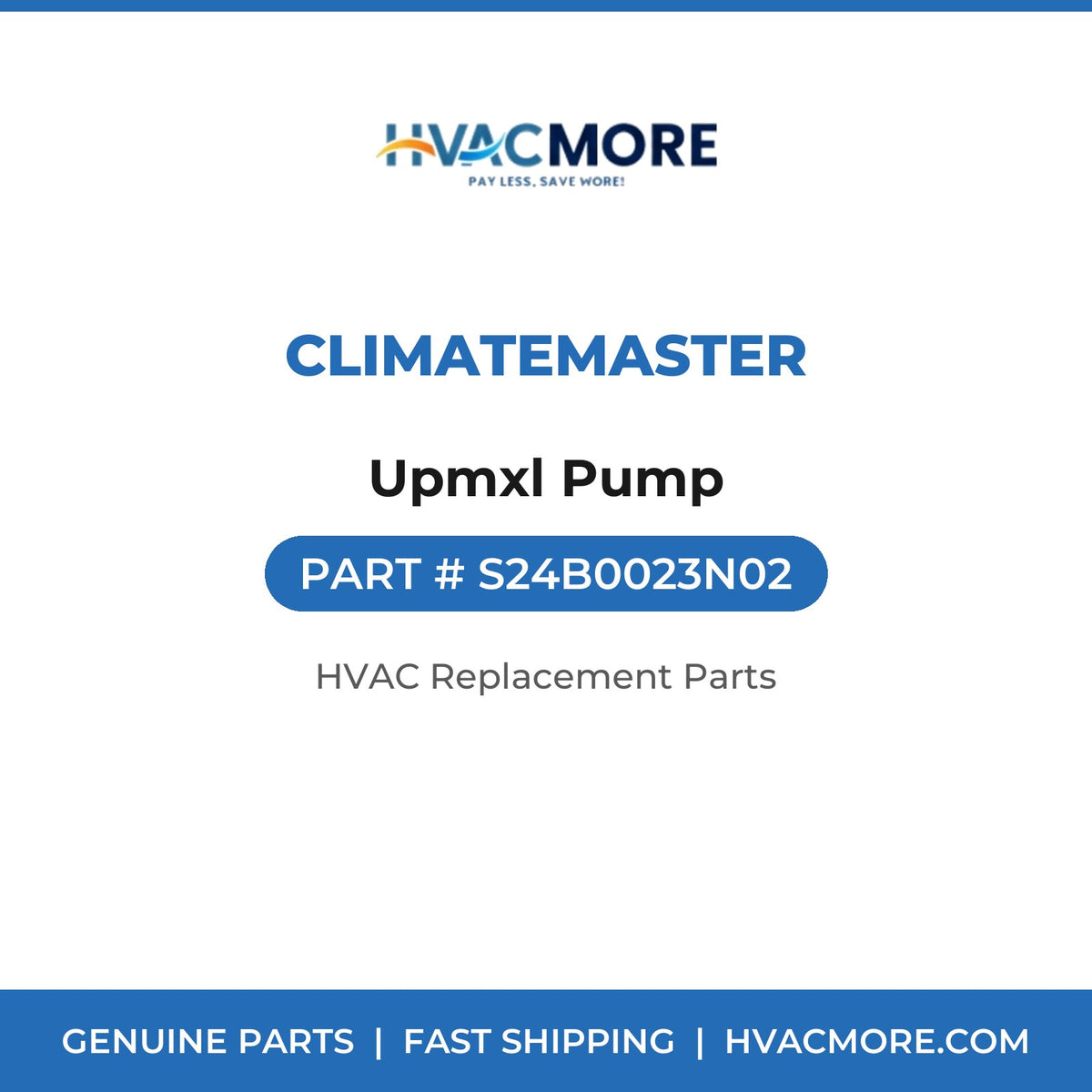 ClimateMaster Upmxl Pump S24B0023N02