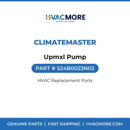 ClimateMaster Upmxl Pump S24B0023N02