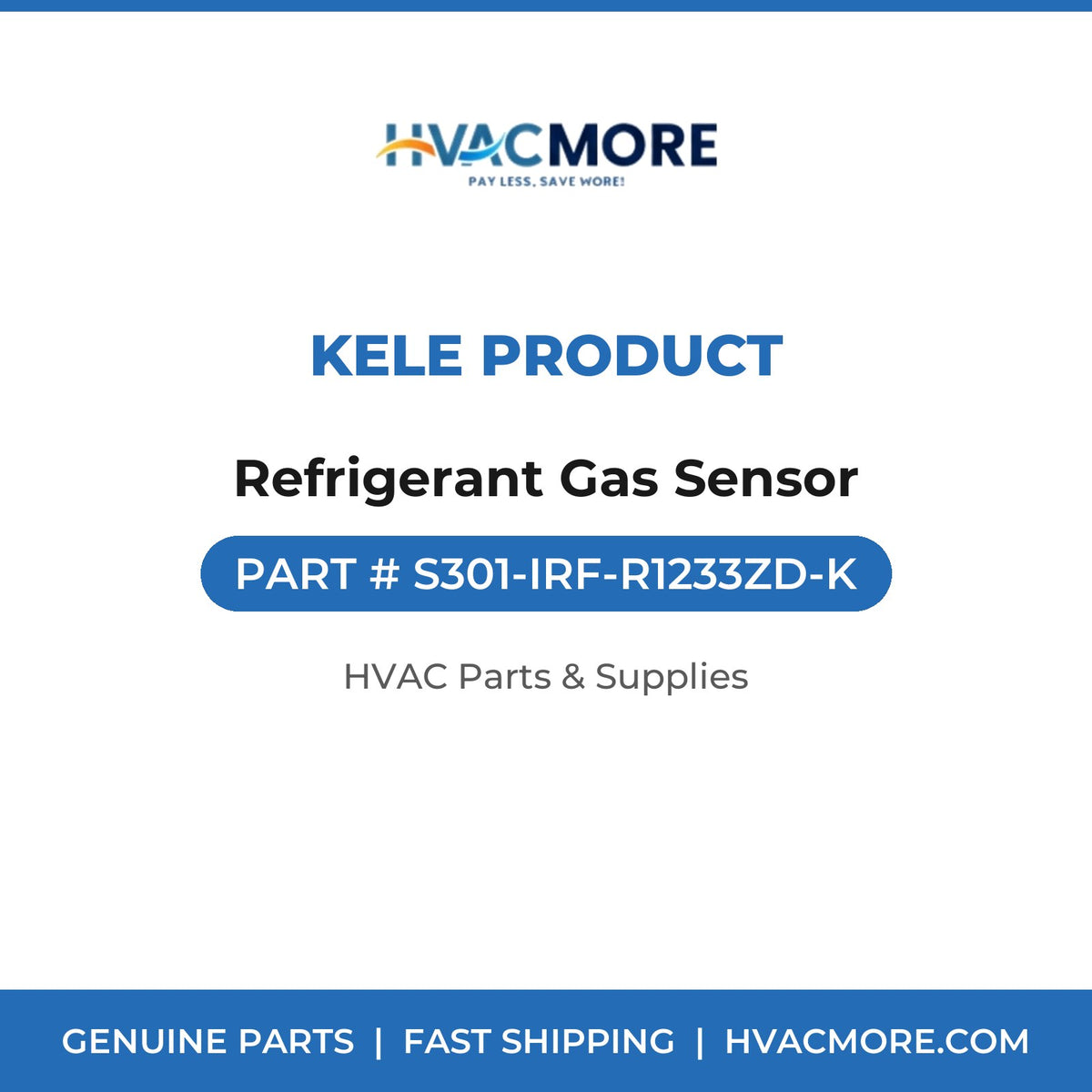 Kele Product Refrigerant Gas Sensor S301-IRF-R1233ZD-K