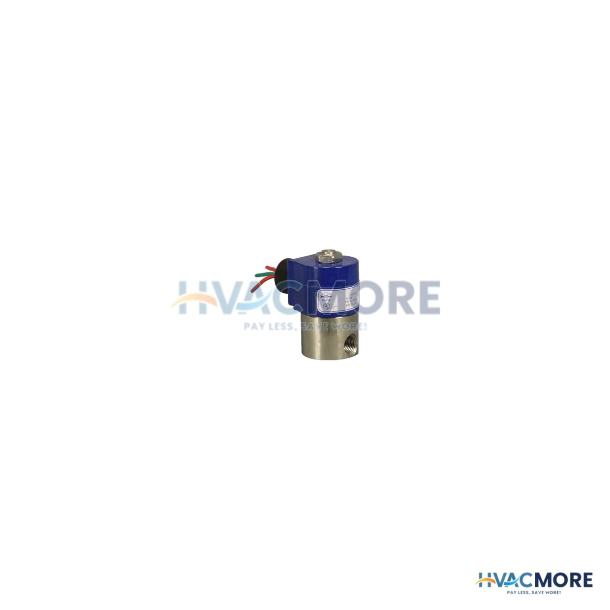 GC Valves 1/8" NPT Normally Closed 2-WAY SS Solenoid Valve For Air/Water/Oil, 0-300 PSI (110/120V) S311GH02V2AC9