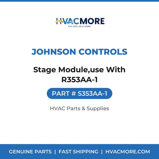 Johnson Controls Stage Module,use With R353AA-1 S353AA-1