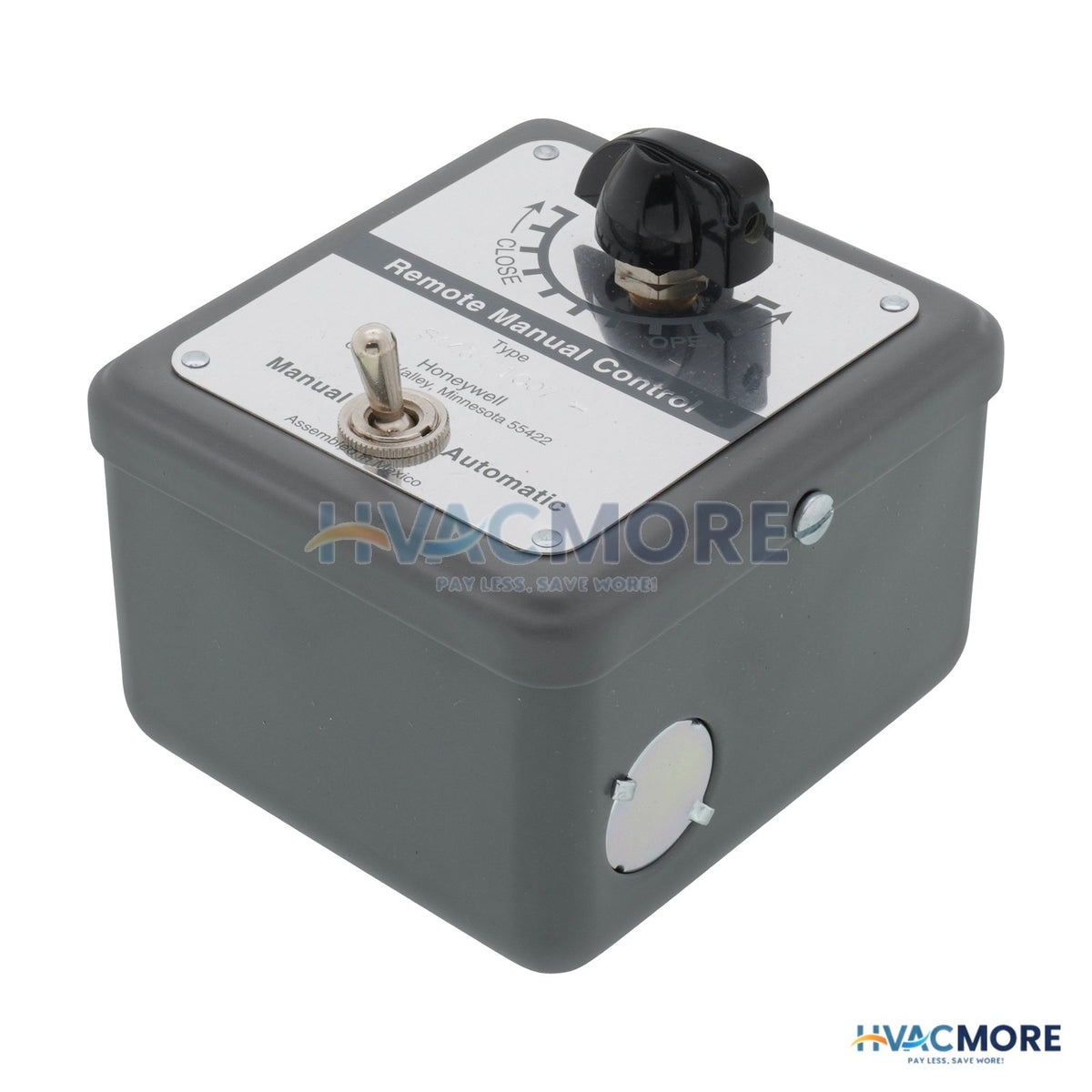 Honeywell Manual Potentiometer W/ DPDT toggle switch S443A1007