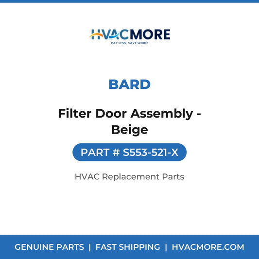 Bard Filter Door Assembly - Beige S553-521-X