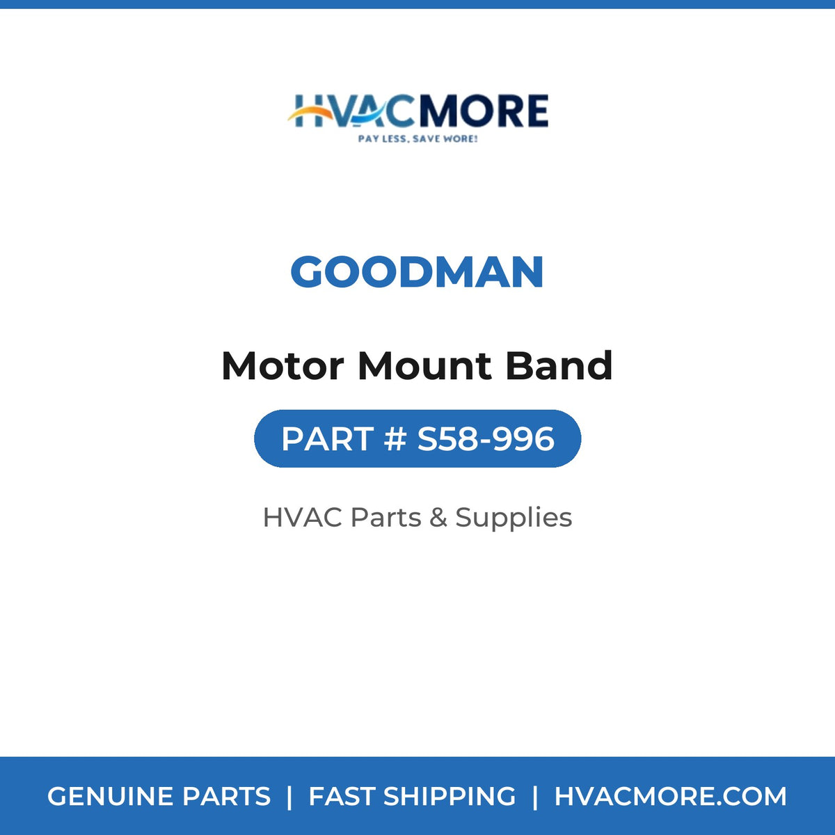 Goodman Motor Mount Band S58-996