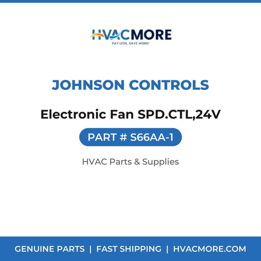 Johnson Controls Electronic Fan SPD.CTL,24V S66AA-1