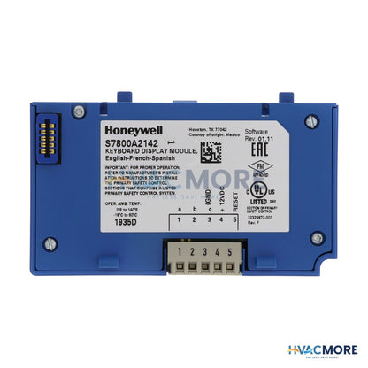 Honeywell 4-LINE 7800 Series Keyboard Display Module S7800A2142