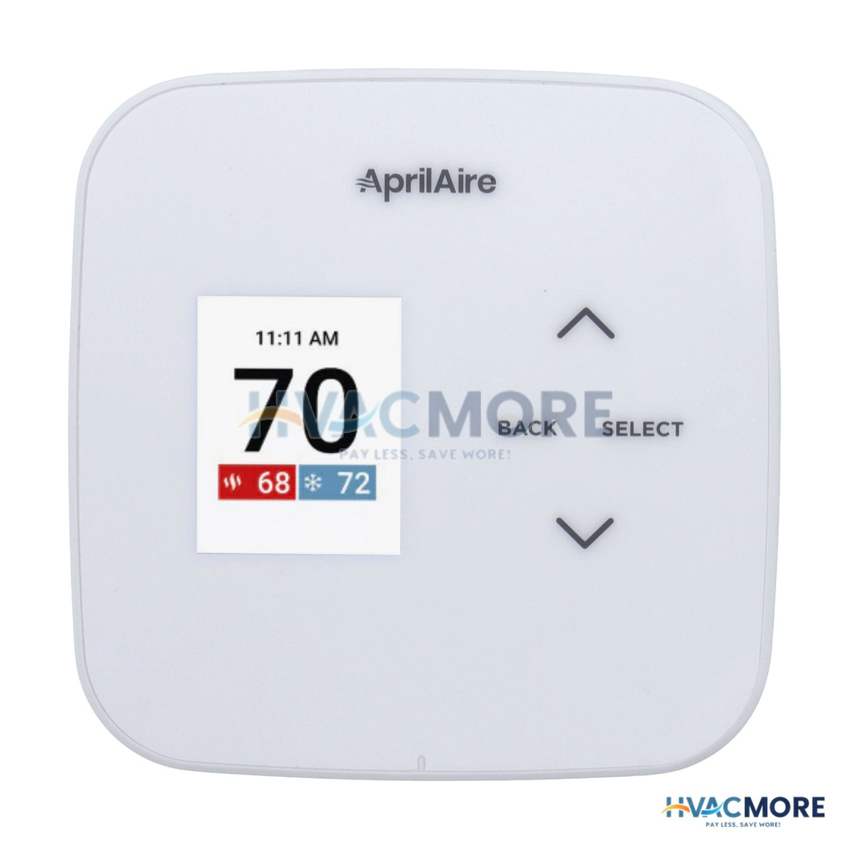 Aprilaire Programmable 1H/1C Thermostat W/ Capacitive Touch Interface & Color Graphical Display S84NSU