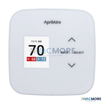 Aprilaire Programmable 1H/1C Thermostat W/ Capacitive Touch Interface & Color Graphical Display S84NSU