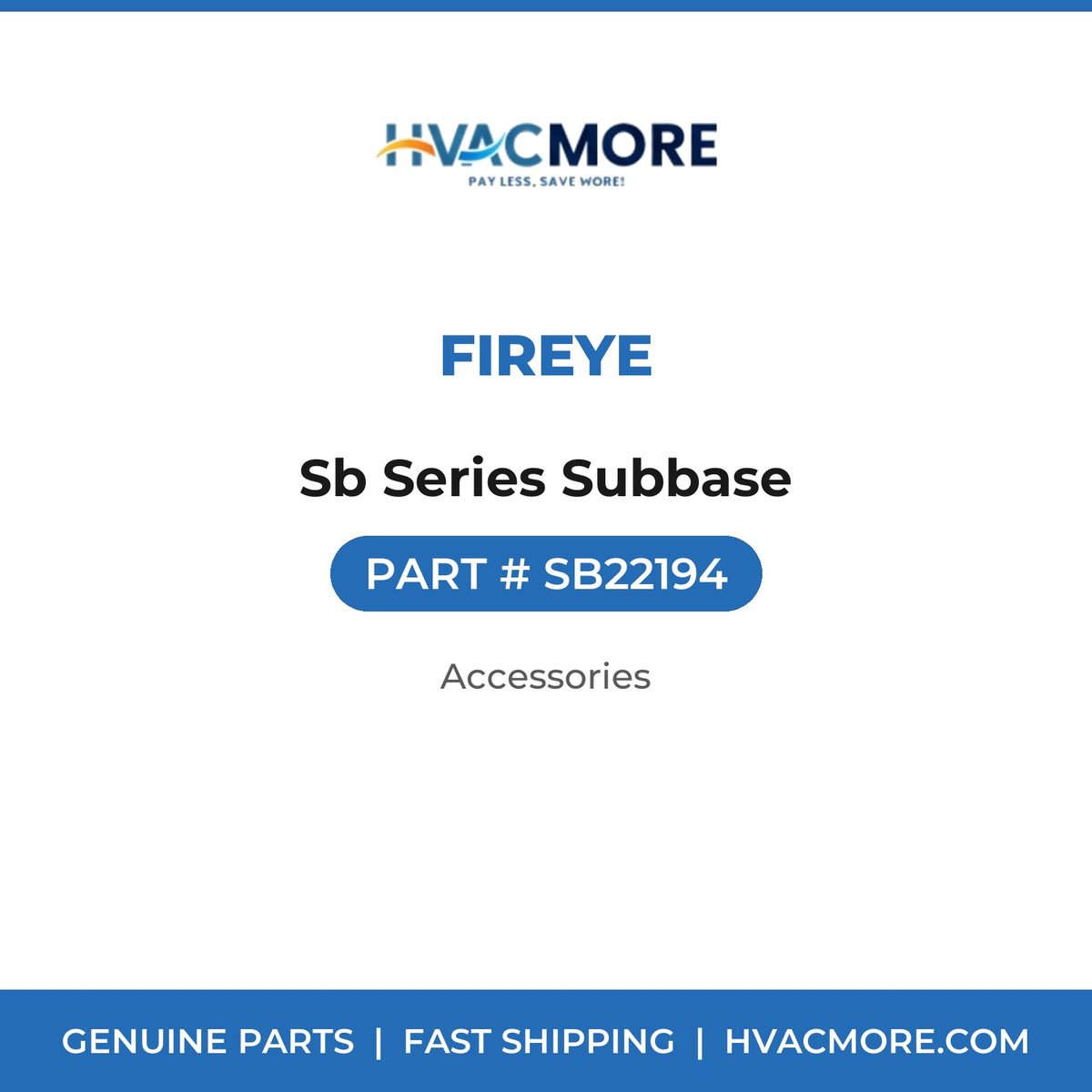 Fireye Sb Series Subbase SB22194
