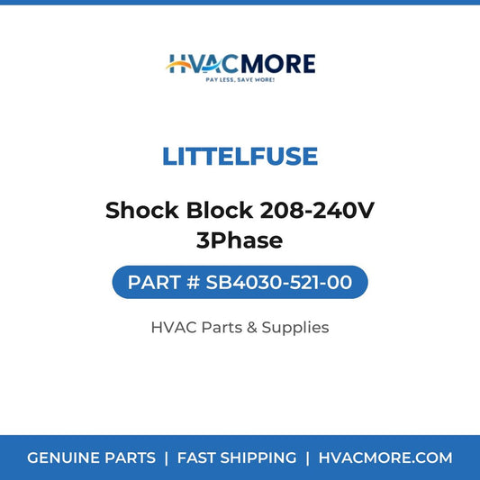 Littelfuse Shock Block 208-240V 3Phase SB4030-521-00